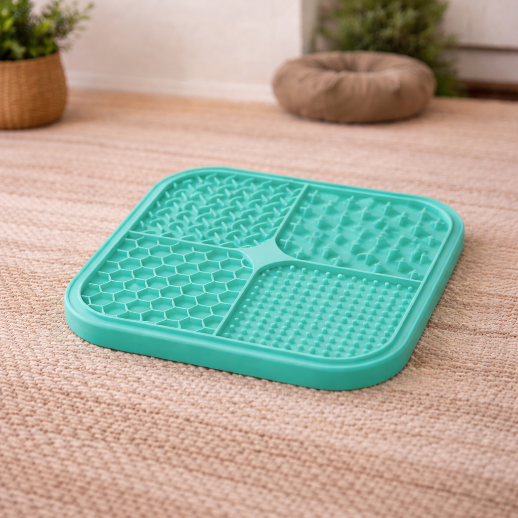 Tapis de léchage pour chien – Anti-stress, stimulation mentale & alimentation lente